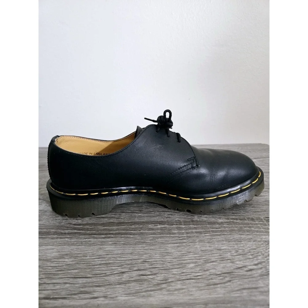 Black Doc Martens Unisex Adult‎ Vegan Oxford Shoes Boots Size 7